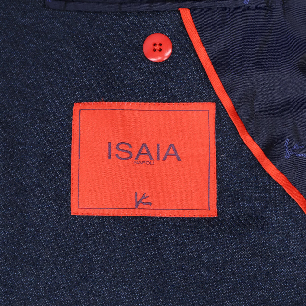 ISAIA Cotton 2B Single Casual Jacket Blue