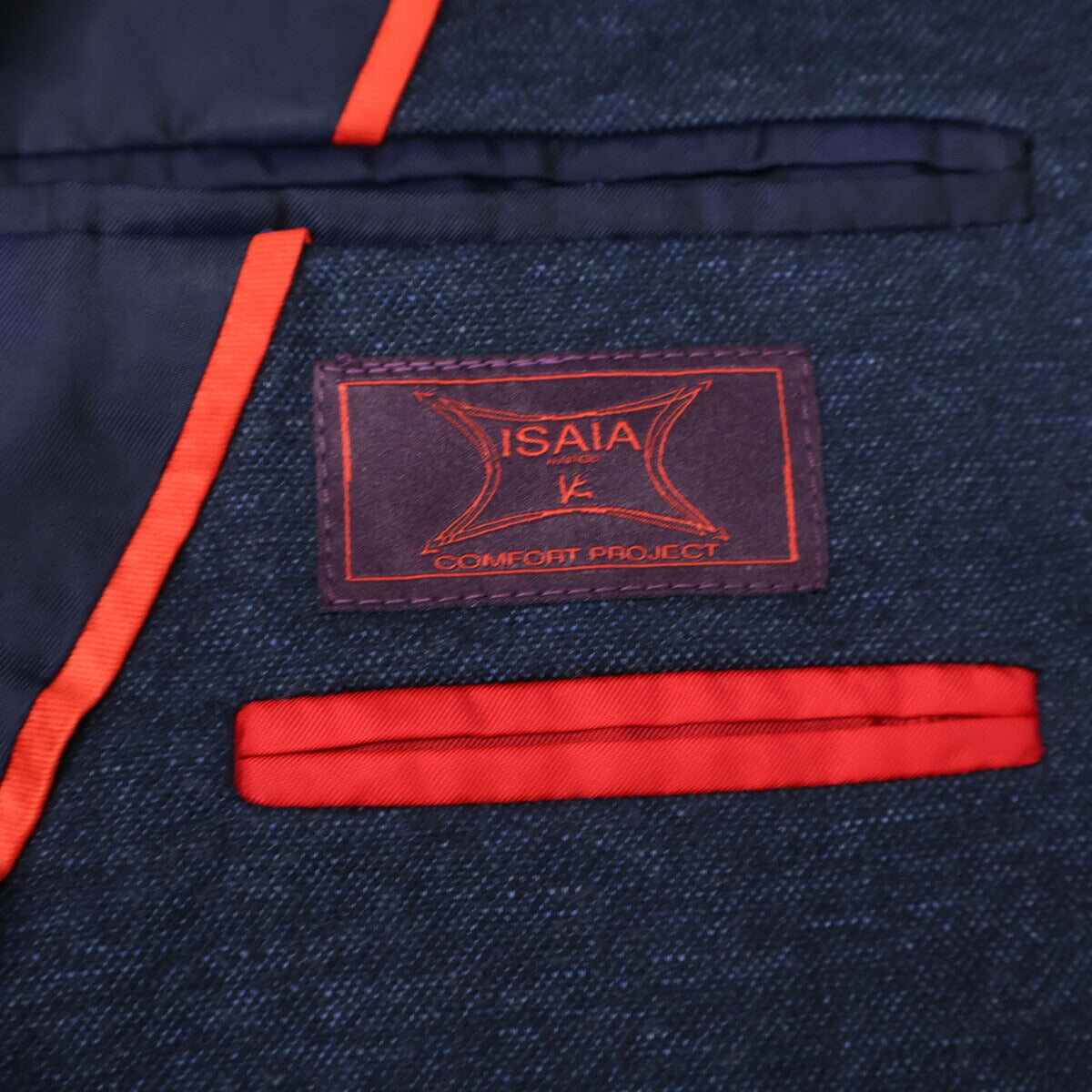 ISAIA Cotton 2B Single Casual Jacket Blue