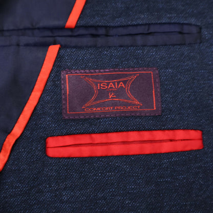ISAIA Cotton 2B Single Casual Jacket Blue