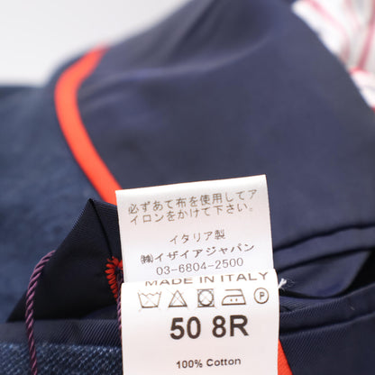 ISAIA Cotton 2B Single Casual Jacket Blue