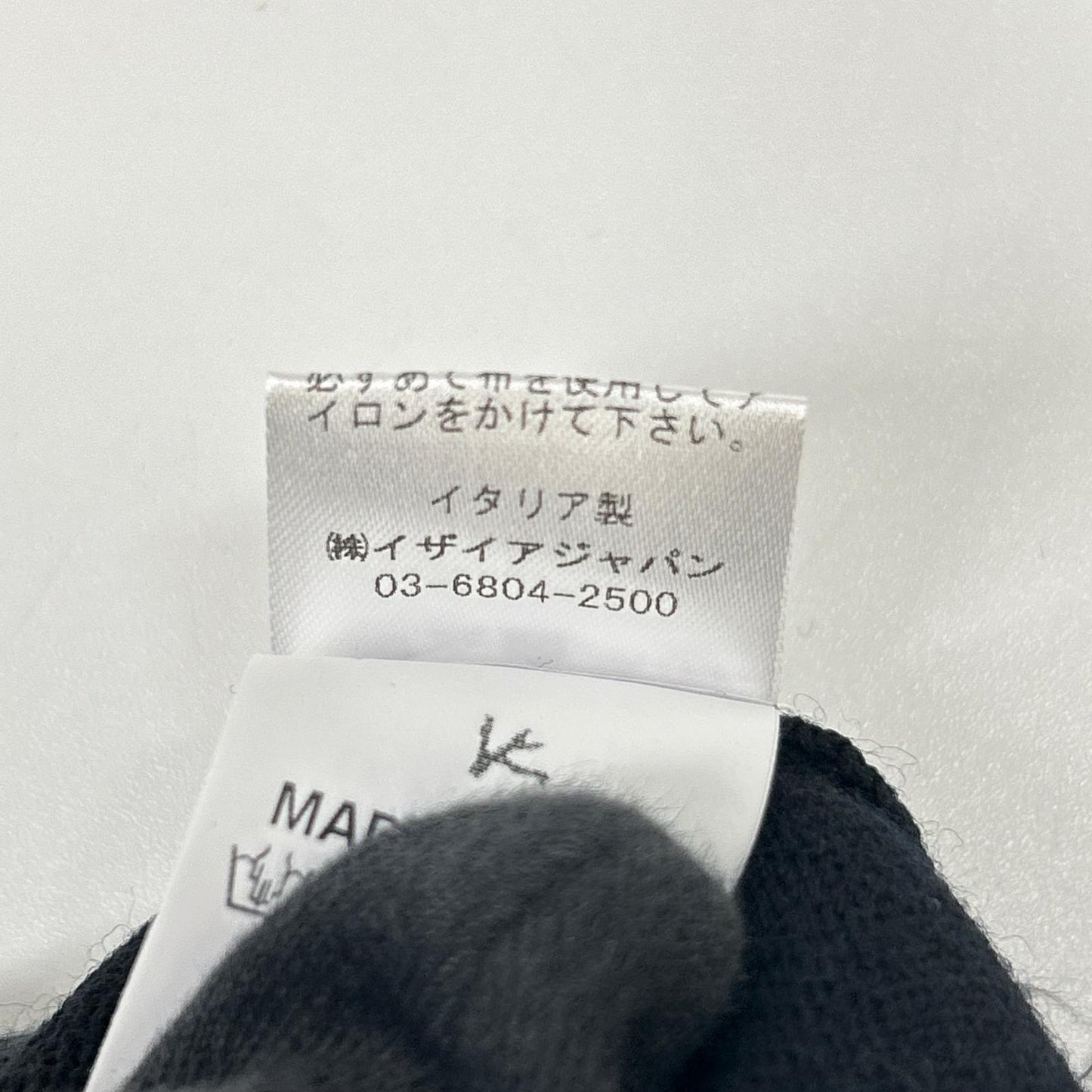 ISAIA MGKX05 Black Crewneck High Gauge Knit Sweater Size L
