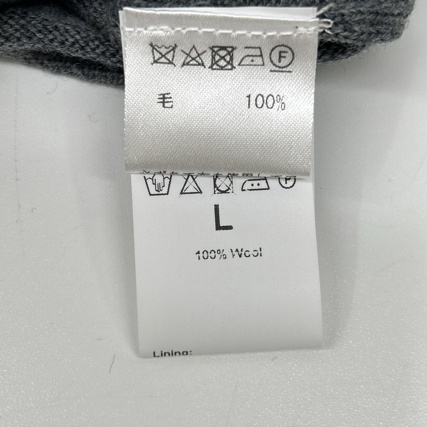ISAIA MGKX05 Gray Crewneck High Gauge Knit Sweater Size L