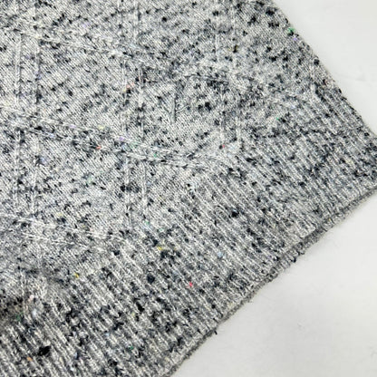 ISAIA Gray Mid-Gauge High-Neck Knit Sweater Size M