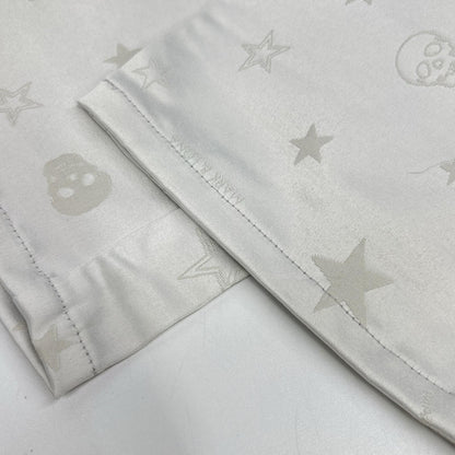 MARK&LONA White Skull Star Pants Size L