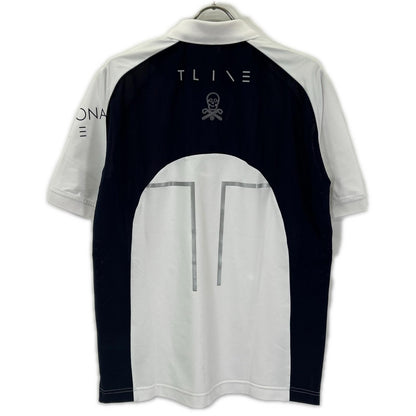 MARK&LONA White Bolt Flex Polo Shirt Size 46