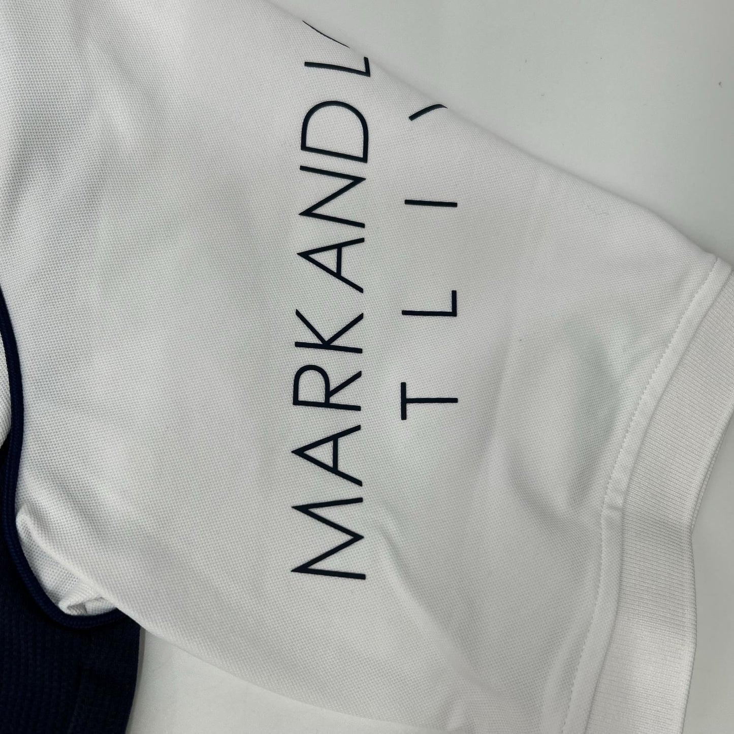 MARK&LONA White Bolt Flex Polo Shirt Size 46