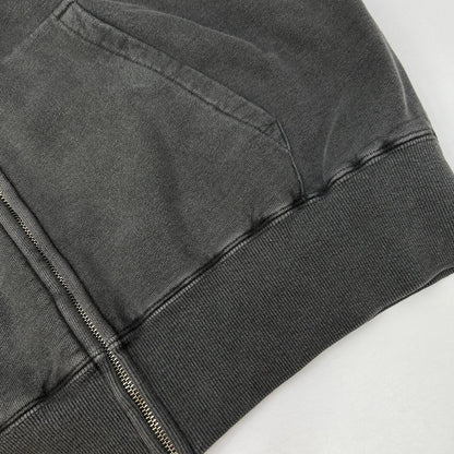RHC Gray Zip-Up Parka Size M