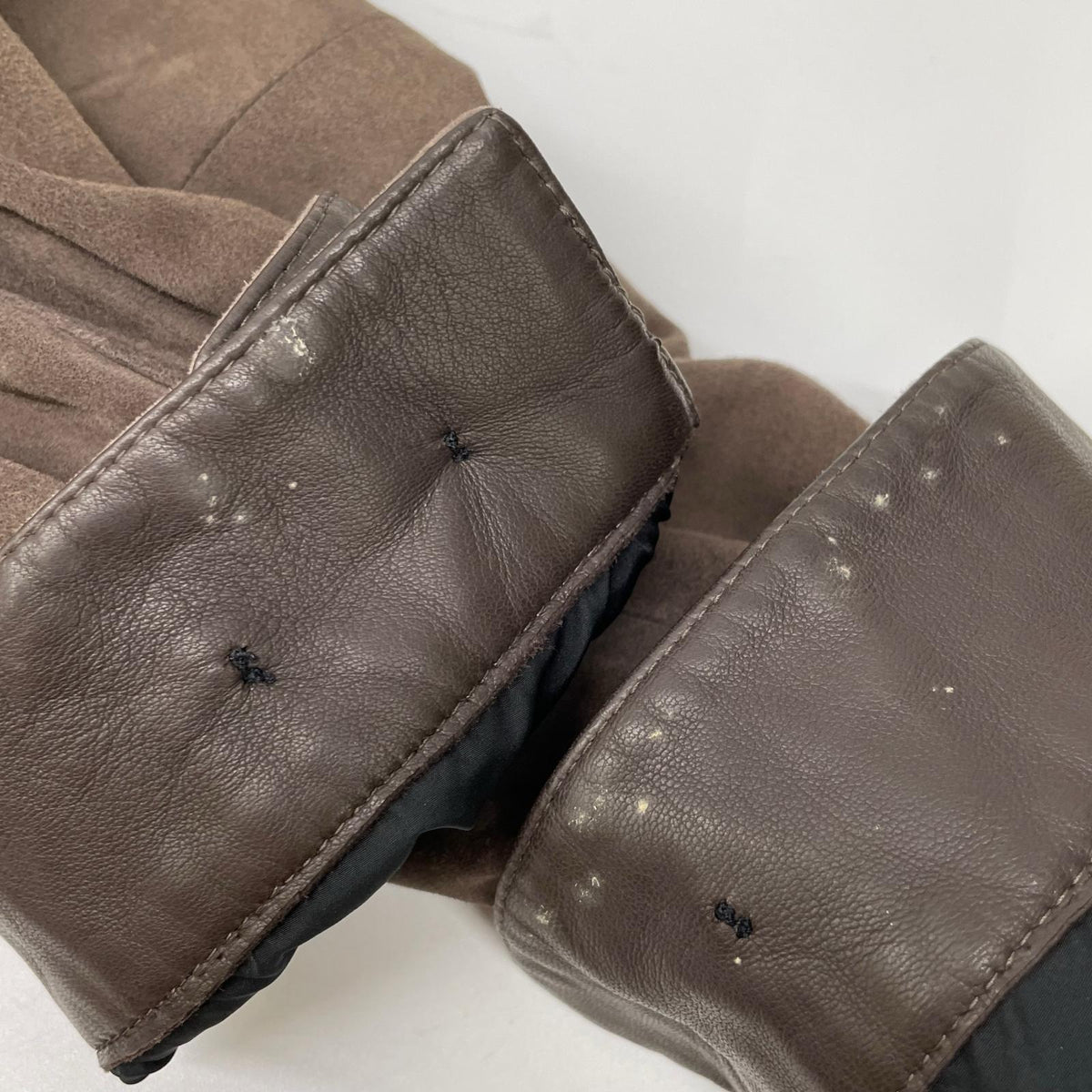 TOD'S Suede Lamb Leather Blouson Jacket Brown Size M/48