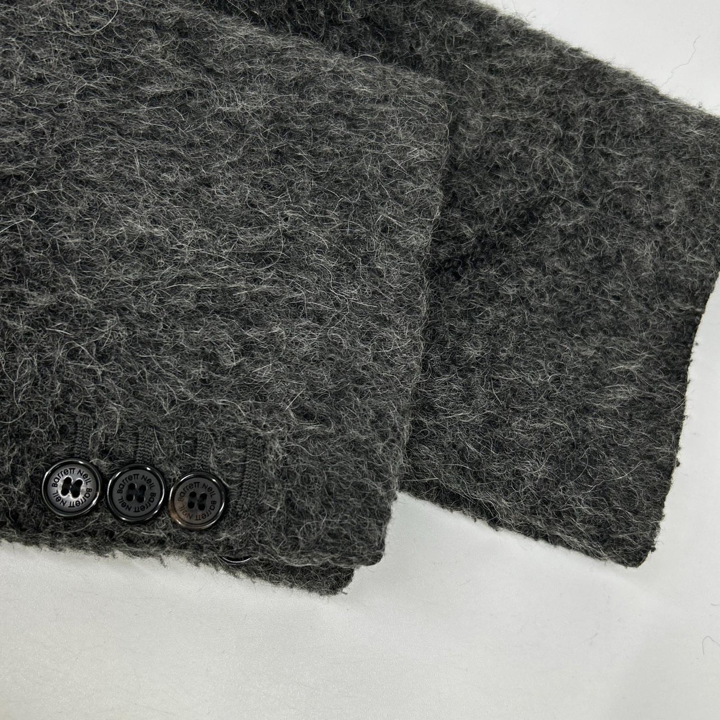 Neil Barrett BCA Gray/Black Chester Coat Size 50