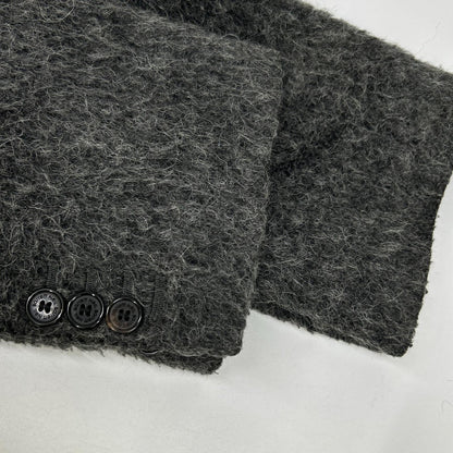 Neil Barrett BCA Gray/Black Chester Coat Size 50