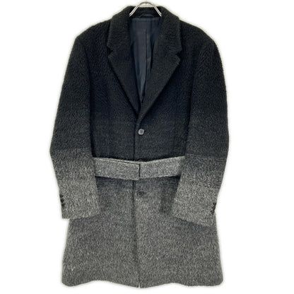 Neil Barrett BCA Gray/Black Chester Coat Size 50