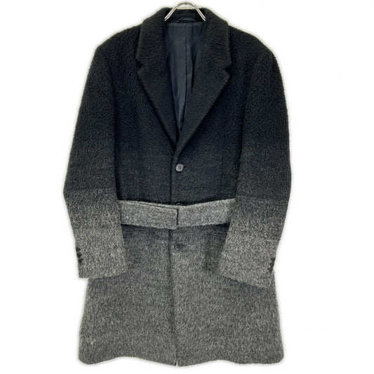 Neil Barrett BCA Gray/Black Chester Coat Size 50