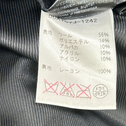 Neil Barrett BCA Gray/Black Chester Coat Size 50