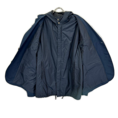 SalvatoreFerragamo Navy Layered Jacket Size 52