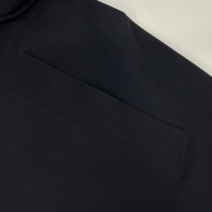 HERNO Black Water Repellent Stand Collar Coat
