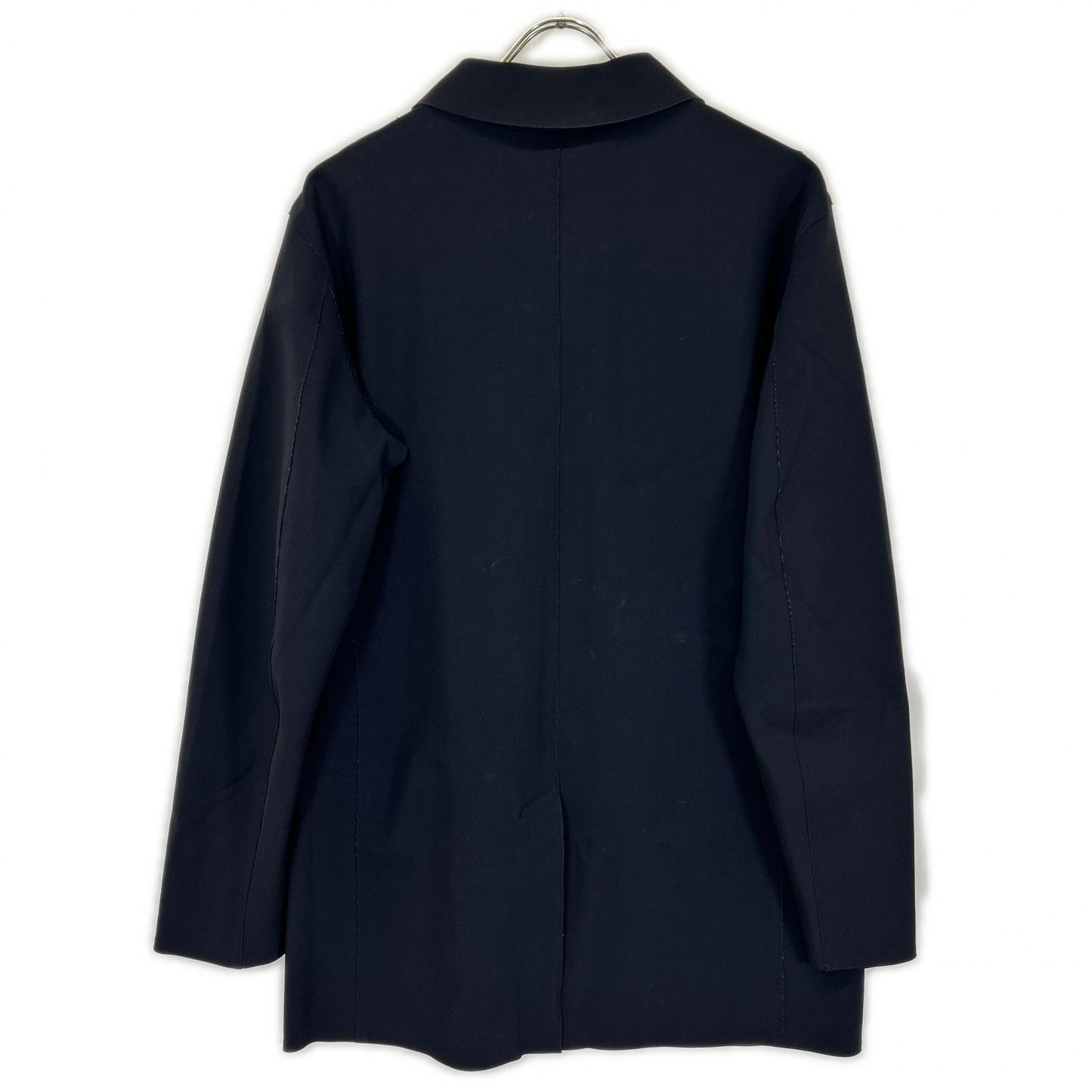 HERNO Black Water Repellent Stand Collar Coat
