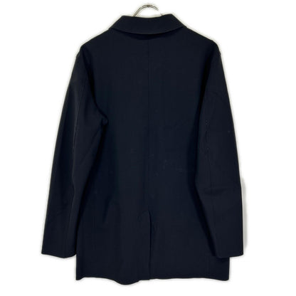 HERNO Black Water Repellent Stand Collar Coat
