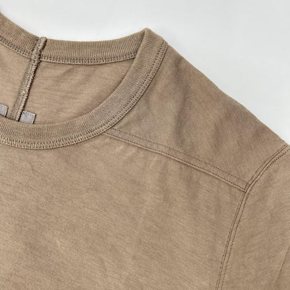 Rick Owens TECUATL Level T-Shirt Light Brown Size S