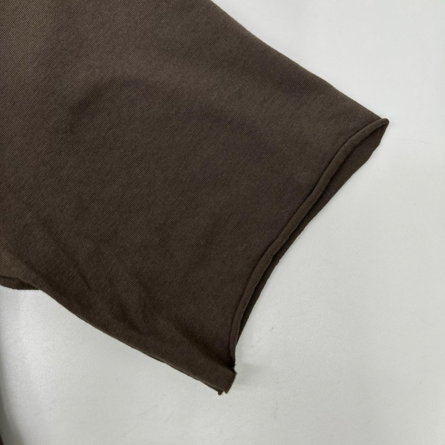 Rick Owens BASIC SS Center Seam T-Shirt Brown Size S