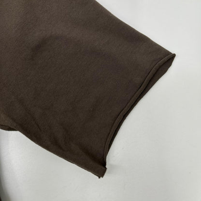 Rick Owens BASIC SS Center Seam T-Shirt Brown Size S