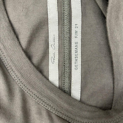 Rick Owens BASIC SS Center Seam T-Shirt Brown Size S