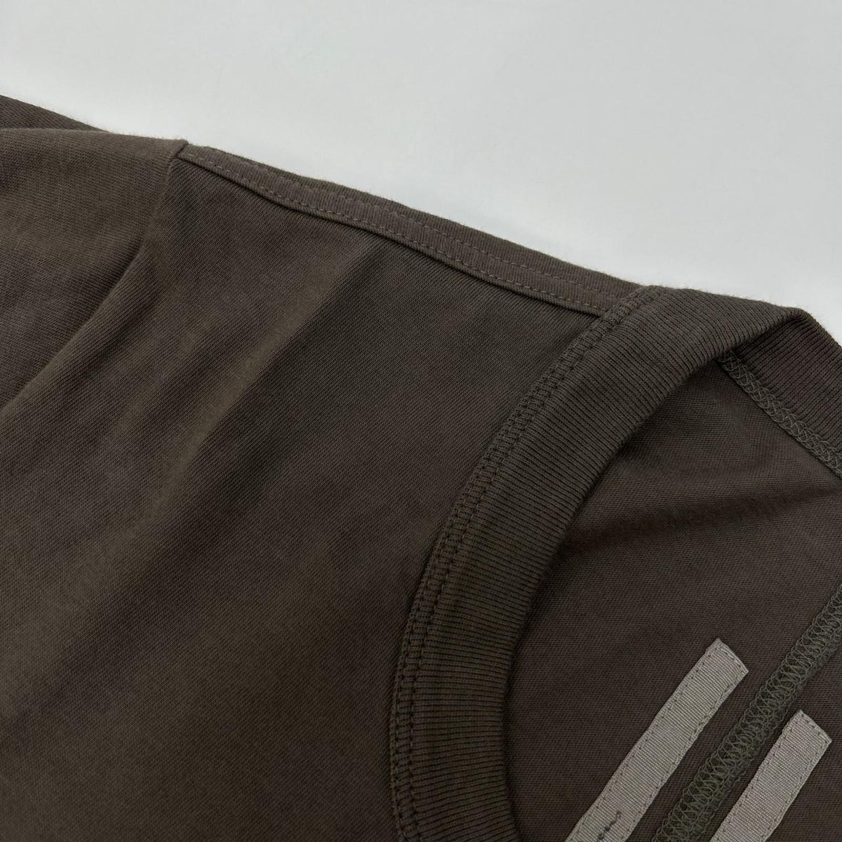 Rick Owens BASIC SS Center Seam T-Shirt Brown Size S