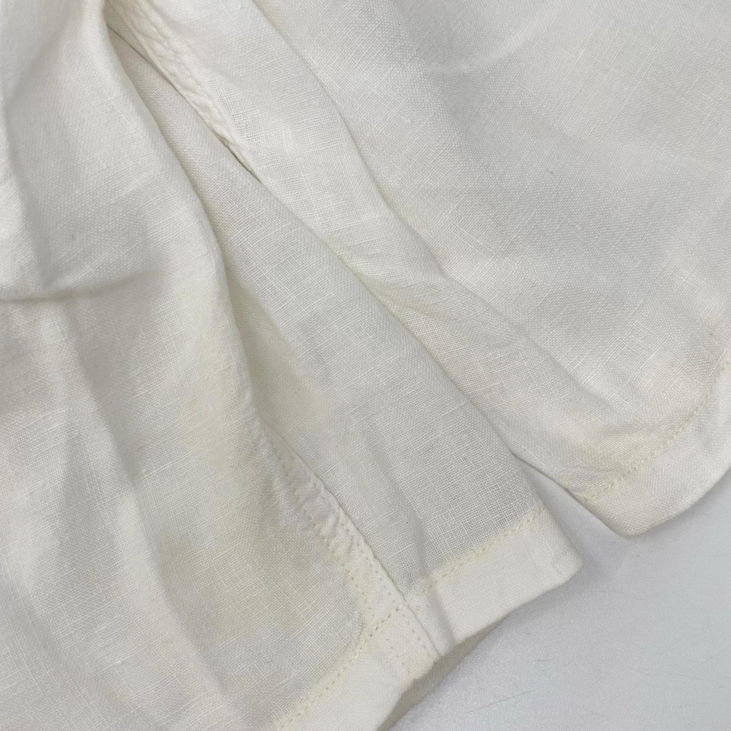 VILEBREQUIN White Linen Cargo Shorts Size XL