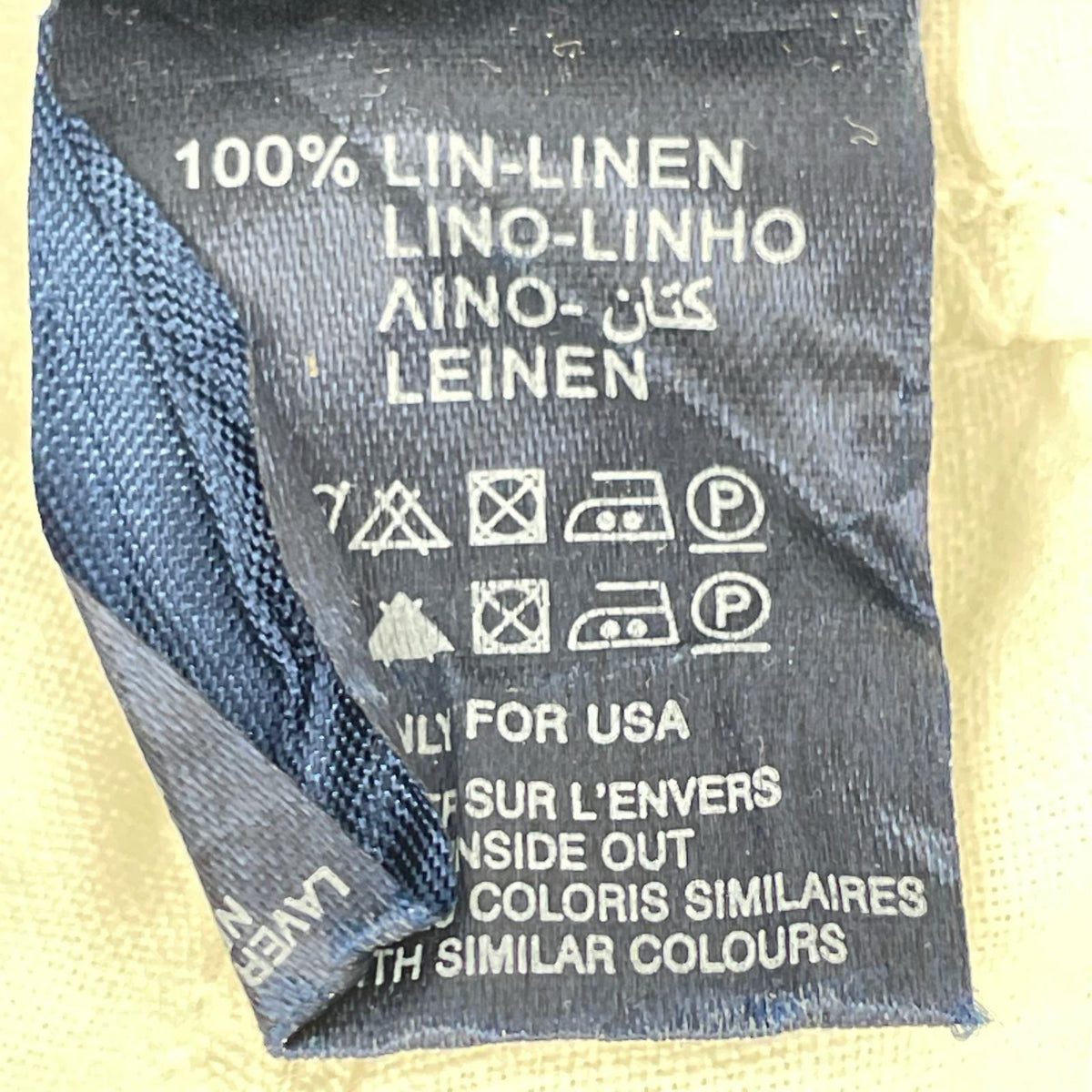 VILEBREQUIN White Linen Cargo Shorts Size XL