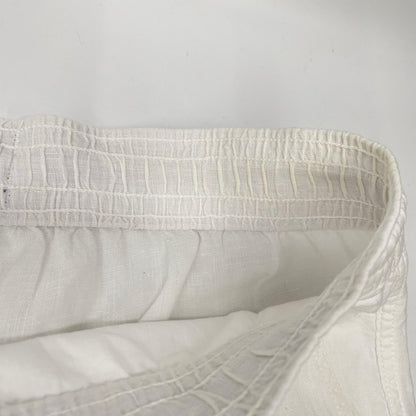 VILEBREQUIN White Linen Cargo Shorts Size XL