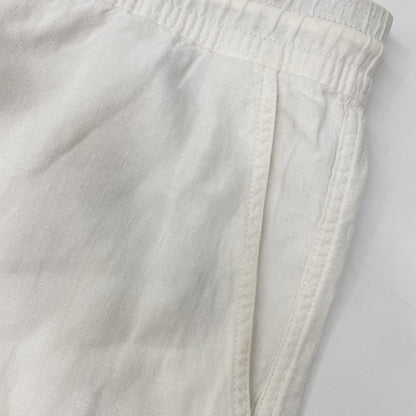 VILEBREQUIN White Linen Cargo Shorts Size XL