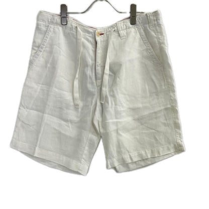 Hartford White Linen Shorts Size 50