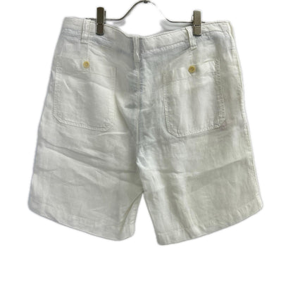 Hartford White Linen Shorts Size 50