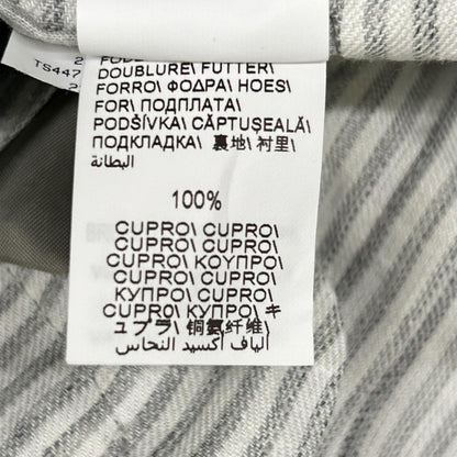 BRUNELLO CUCINELLI Striped Linen Single Jacket Size 50