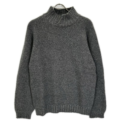 Ermenegildo Zegna Cashmere High Neck Knit Gray Size L