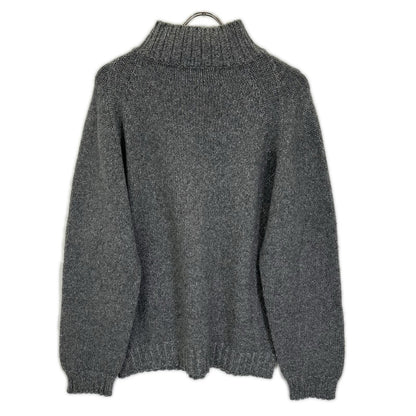 Ermenegildo Zegna Cashmere High Neck Knit Gray Size L