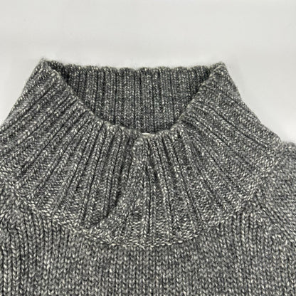 Ermenegildo Zegna Cashmere High Neck Knit Gray Size L