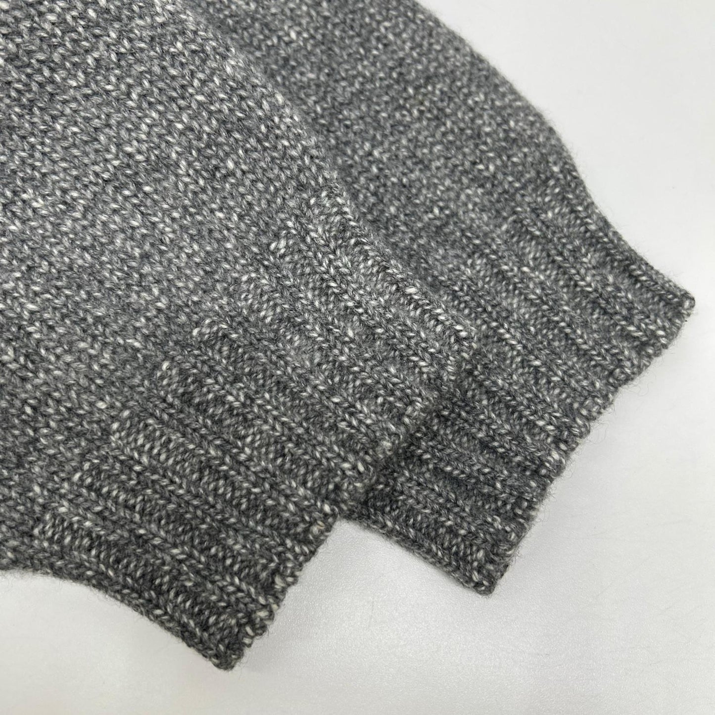 Ermenegildo Zegna Cashmere High Neck Knit Gray Size L