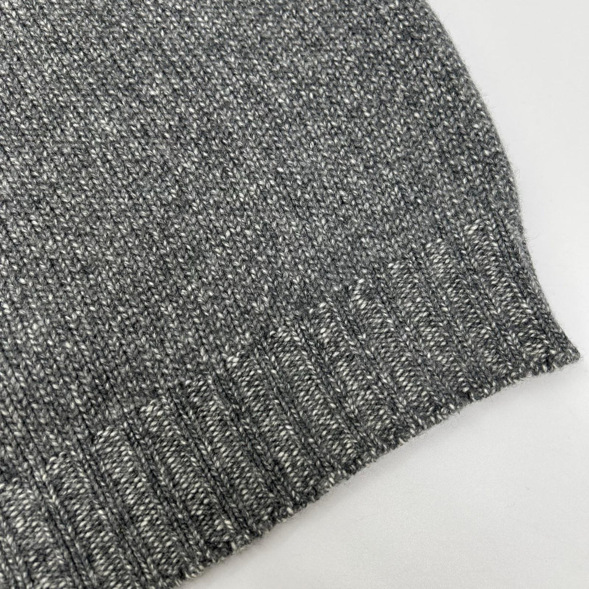 Ermenegildo Zegna Cashmere High Neck Knit Gray Size L