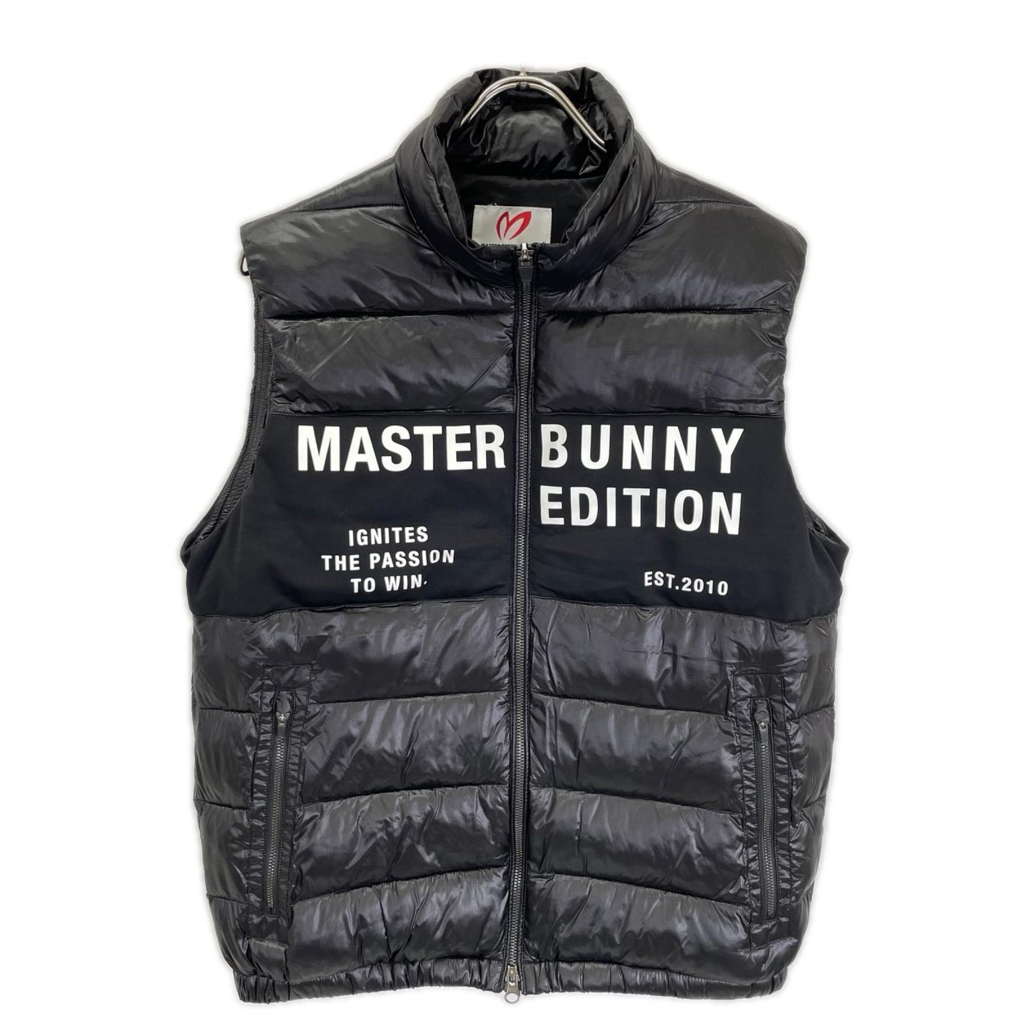 MASTER BUNNY EDITION Logo Design Padded Vest Black Size 4