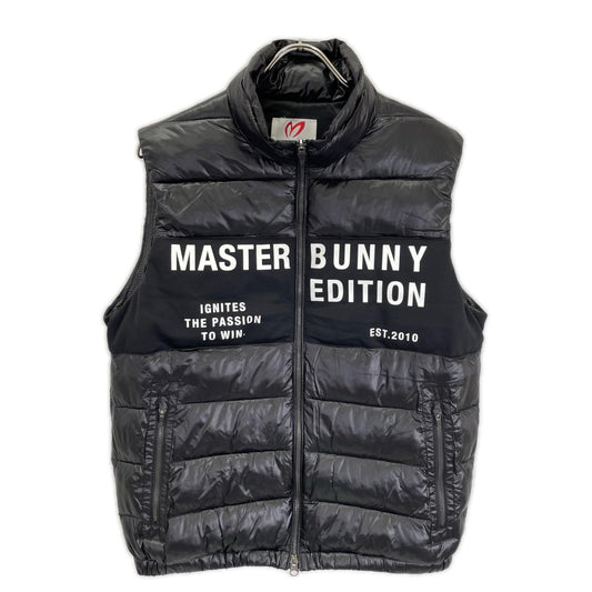MASTER BUNNY EDITION Logo Design Padded Vest Black Size 4