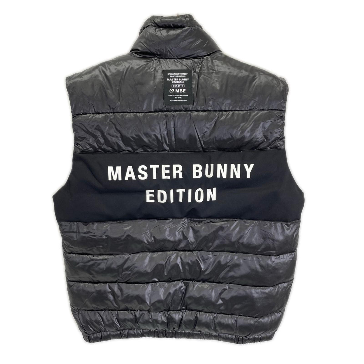 MASTER BUNNY EDITION Logo Design Padded Vest Black Size 4