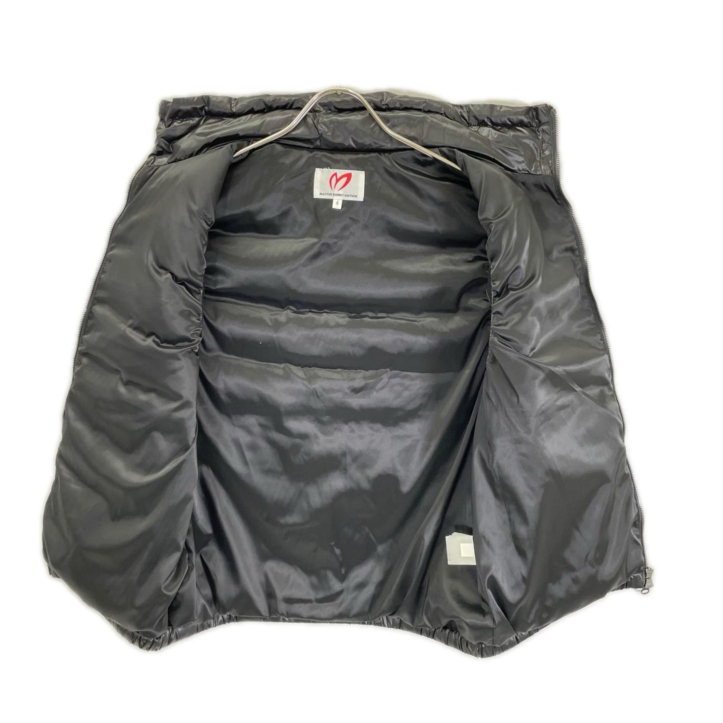 MASTER BUNNY EDITION Logo Design Padded Vest Black Size 4