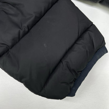 DIESEL Denim Nylon Stand Collar Down Jacket Size L