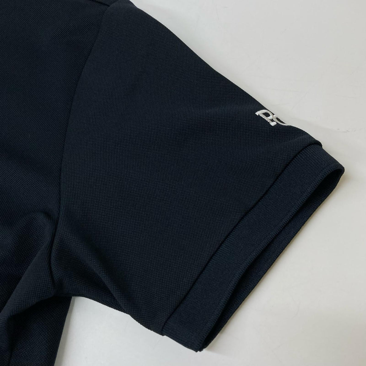 PEARLY GATES 053-5260031 Peanuts Shirt Black Polo Size 6(LL)