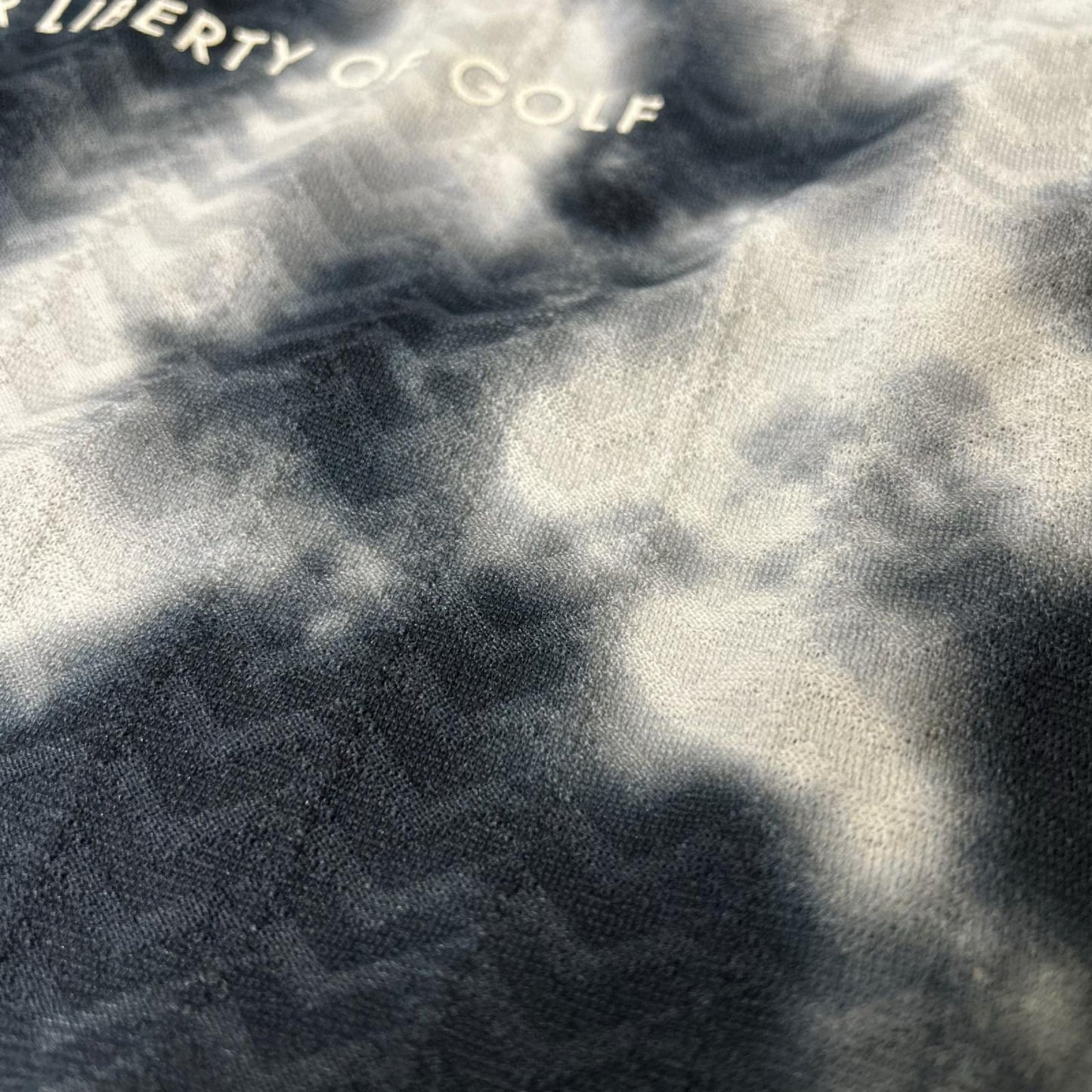 PEARLY GATES Tie-Dye Polyester Polo Navy Size 6 (LL)