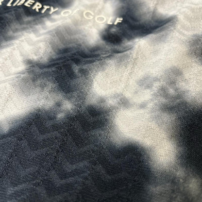 PEARLY GATES Tie-Dye Polyester Polo Navy Size 6 (LL)