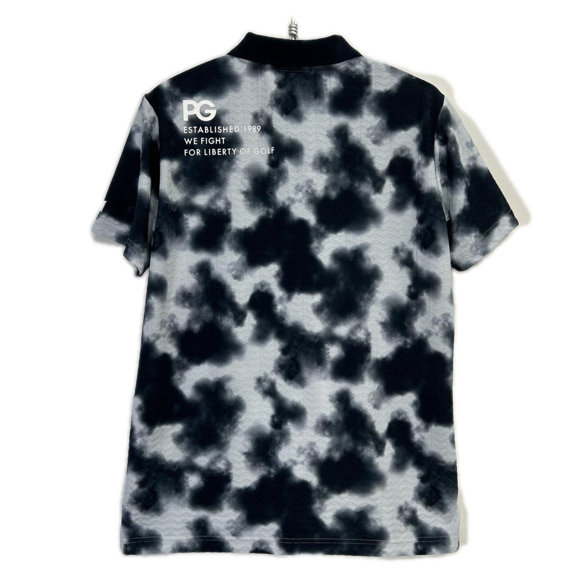 PEARLY GATES Tie-Dye Polyester Polo Navy Size 6 (LL)