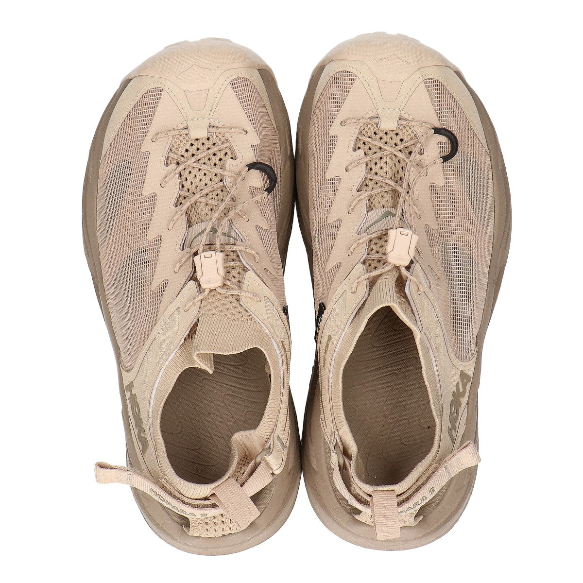 HOKA ONE ONE HOPARA2 Mesh Beige Sneakers Size 26