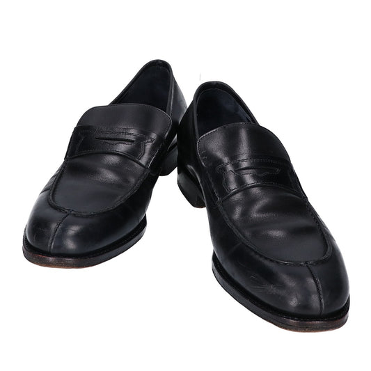 SalvatoreFerragamo Black Leather Penny Loafers Size 8
