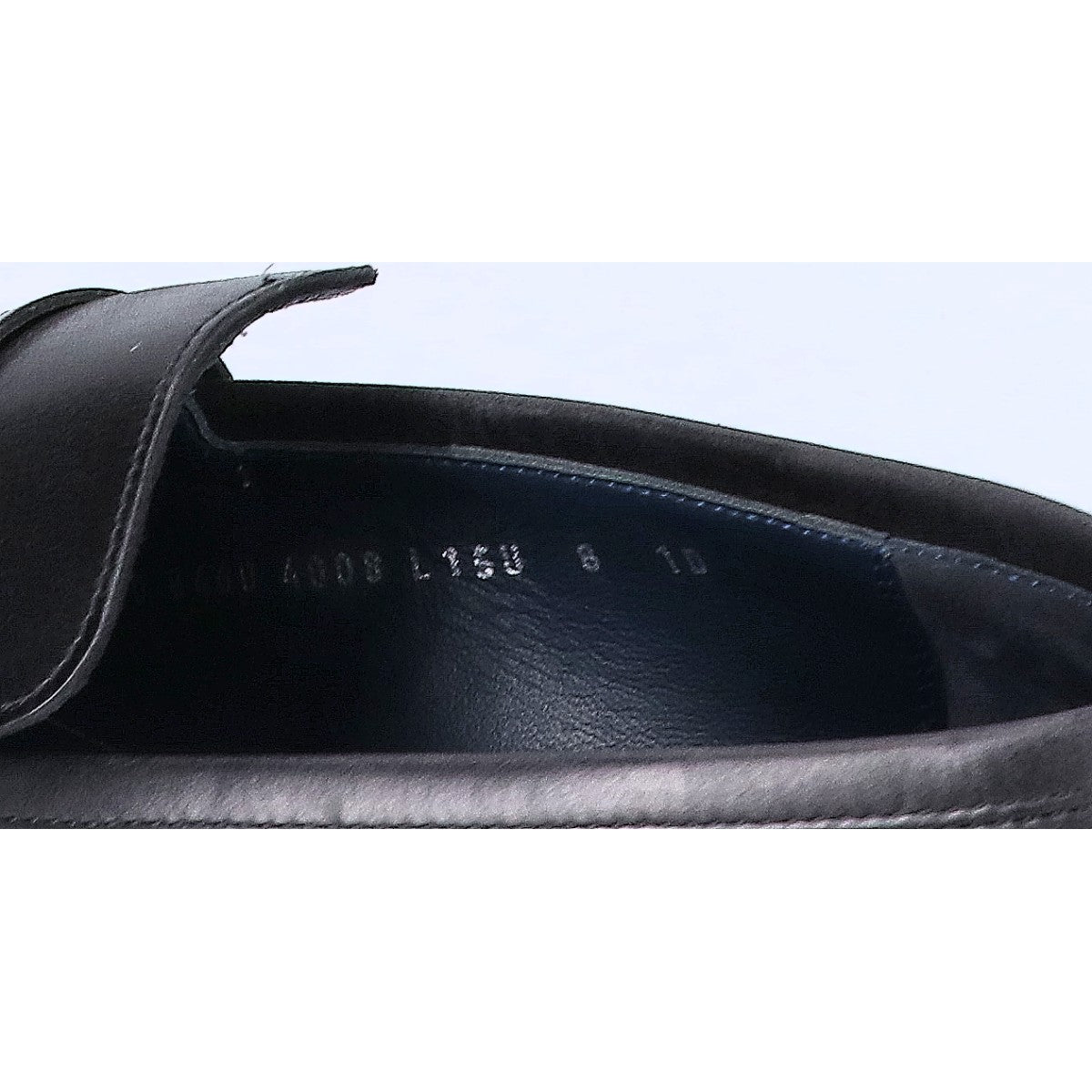 SalvatoreFerragamo Black Leather Penny Loafers Size 8